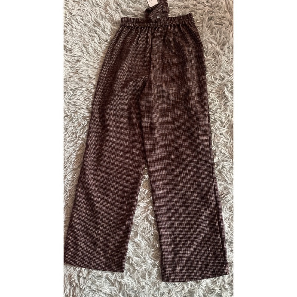 Houndstooth Wide Leg Pants - Picture 5 of 7